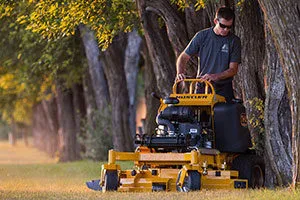 STAND ON MOWERS