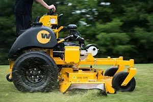 STAND ON MOWERS